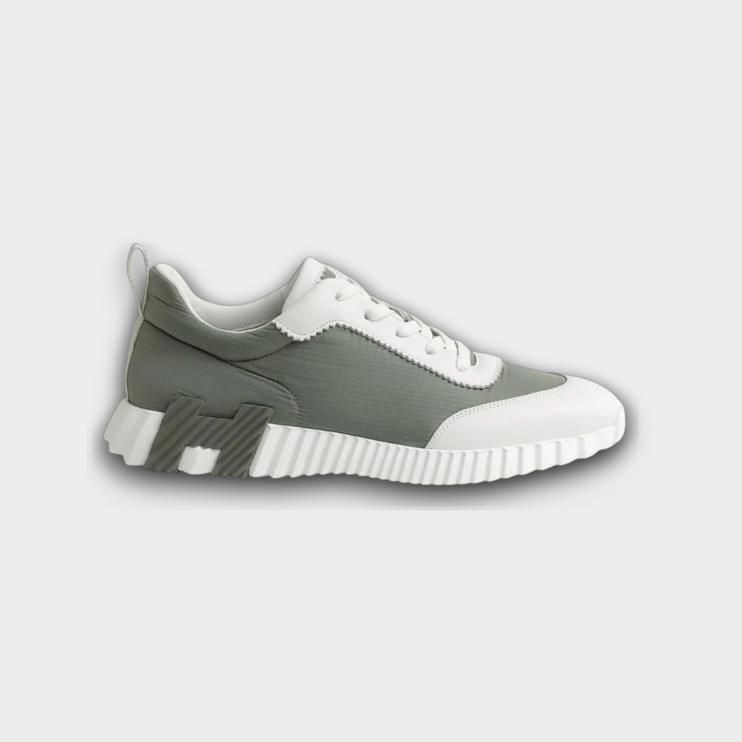 Hermès Bouncing Sneaker Ripstop Etoupe Blanc