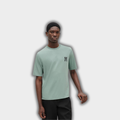 Hermès 'H' Cheval T-Shirt with Leather Details Céladon