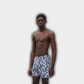 Hermès "Mosaique Equestre" Swim Trunks Océan