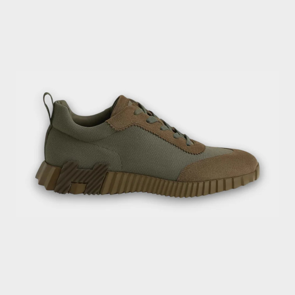Hermès Bouncing Sneaker Suede Verte